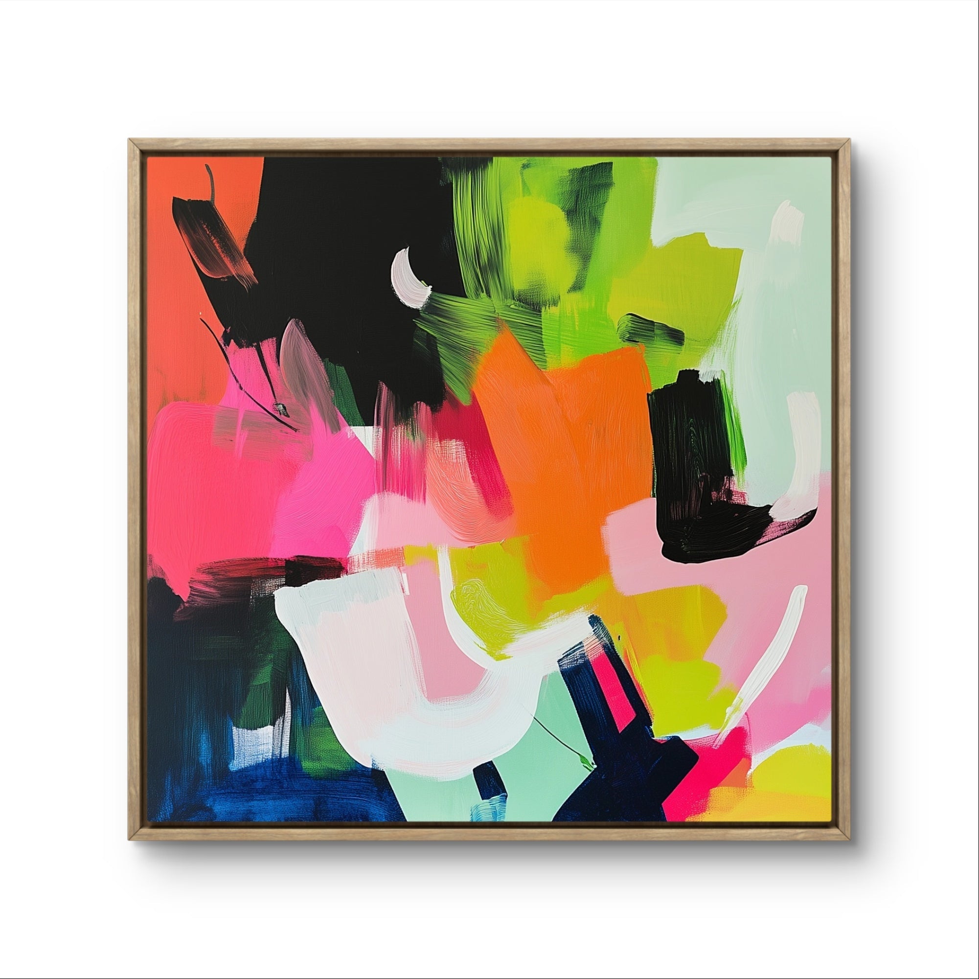 Joyful Bloom Abstract Art Tony Illustrations