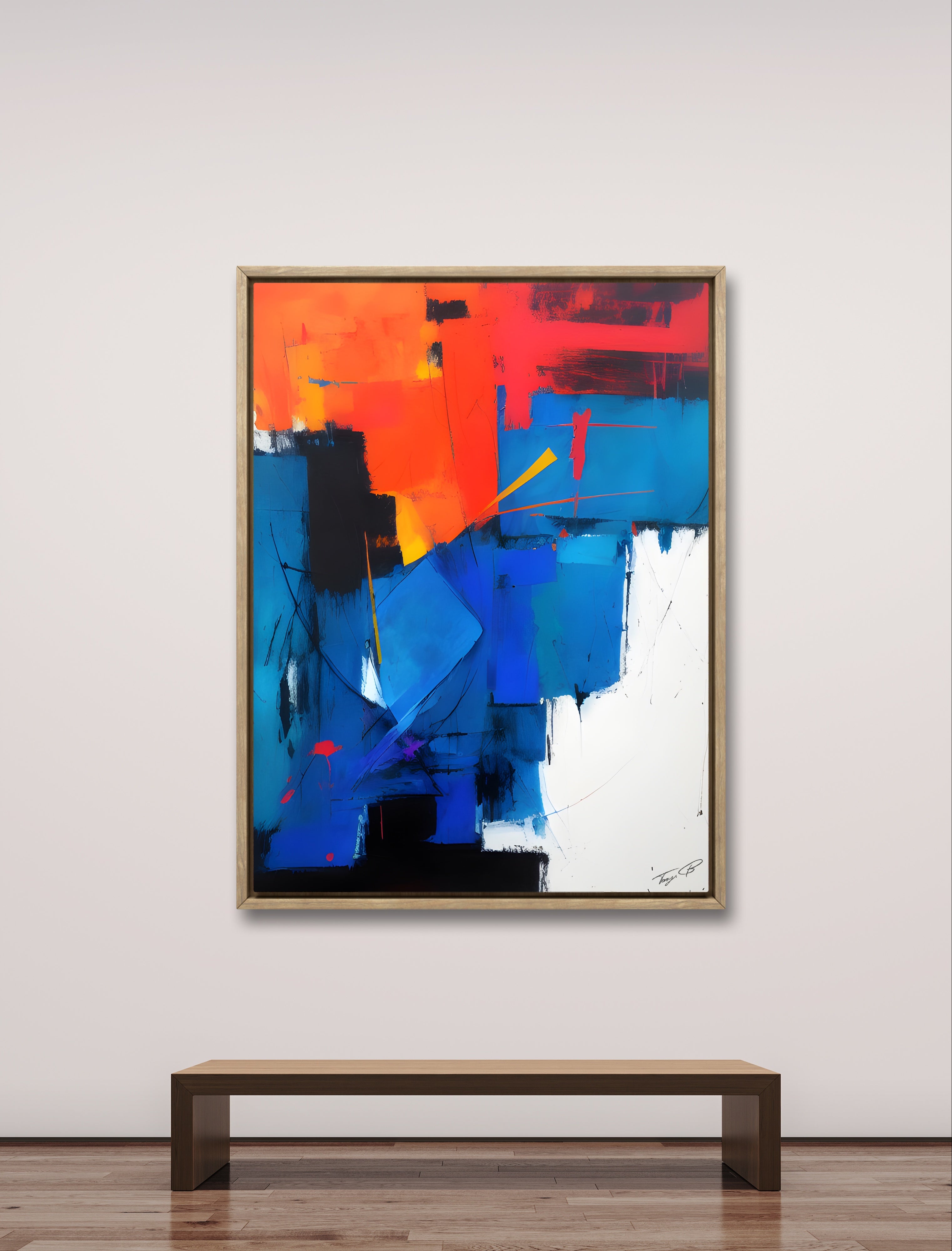 A Painter's Error Abstract Art V1 Tony Illustrations