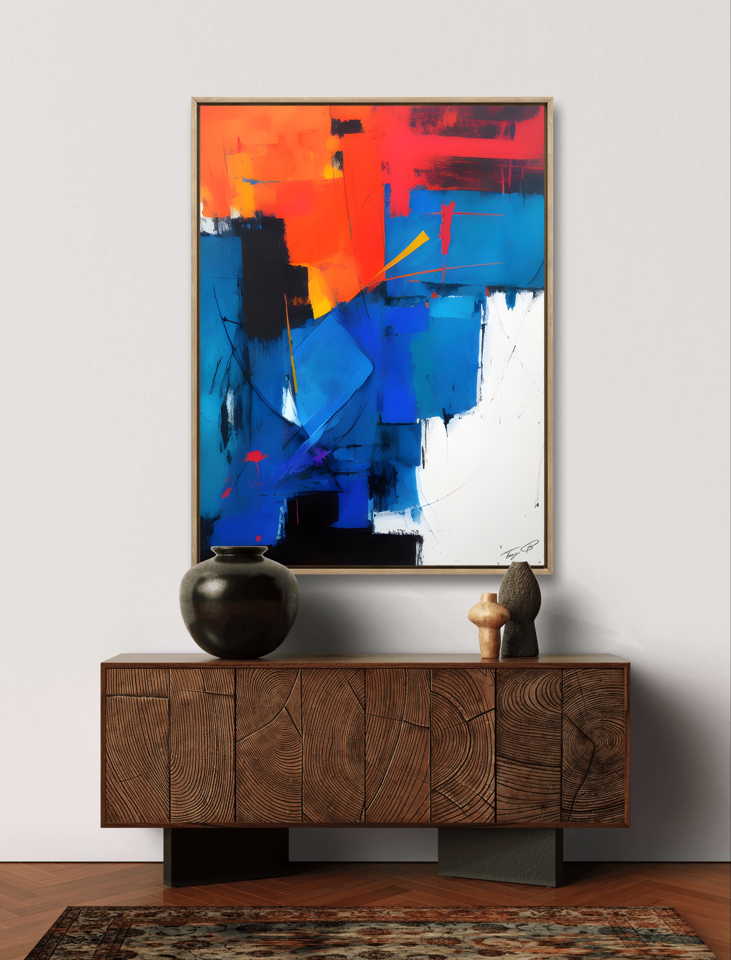 A Painter's Error Abstract Art V1 Tony Illustrations