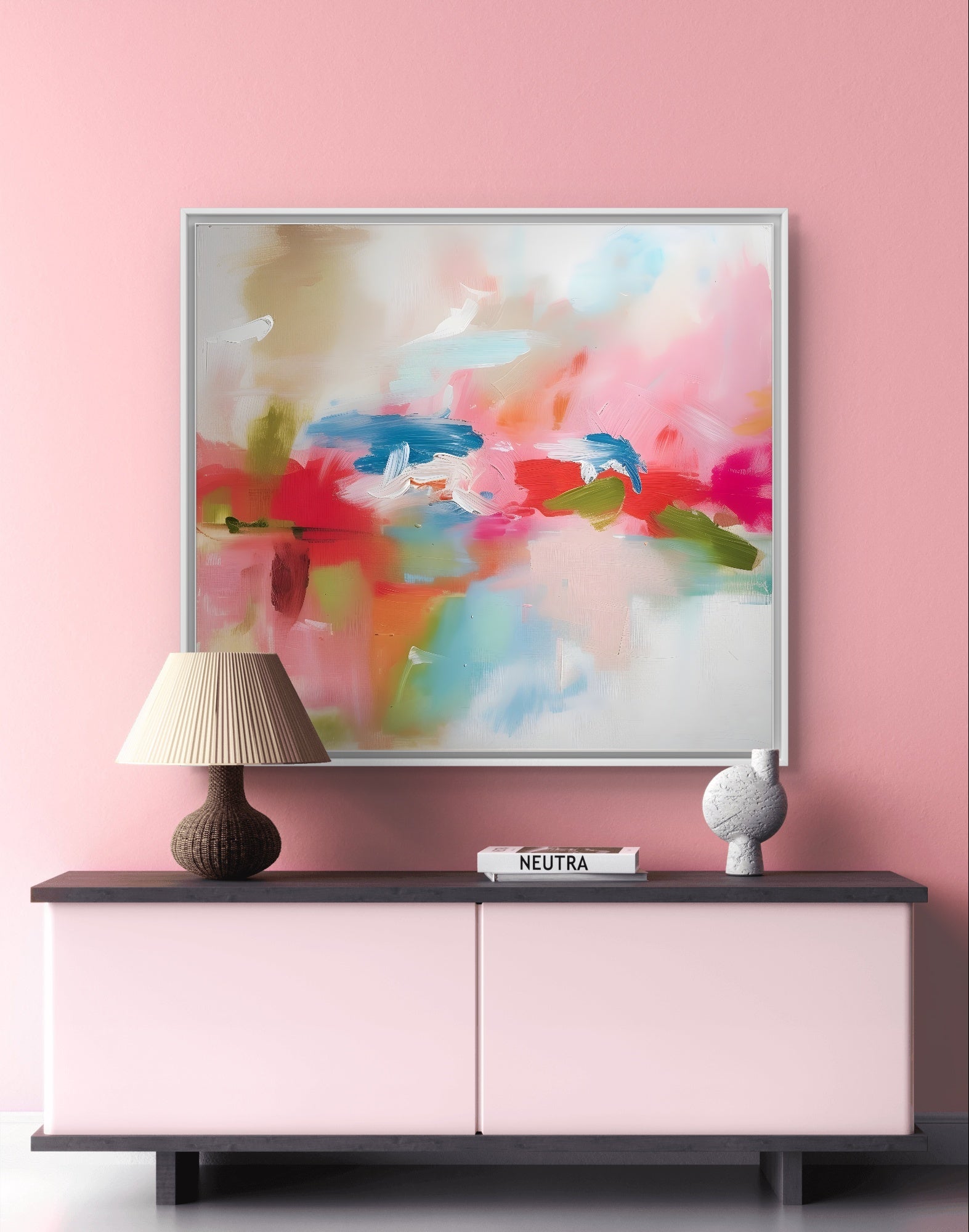 Petals In the Wind Abstract Art