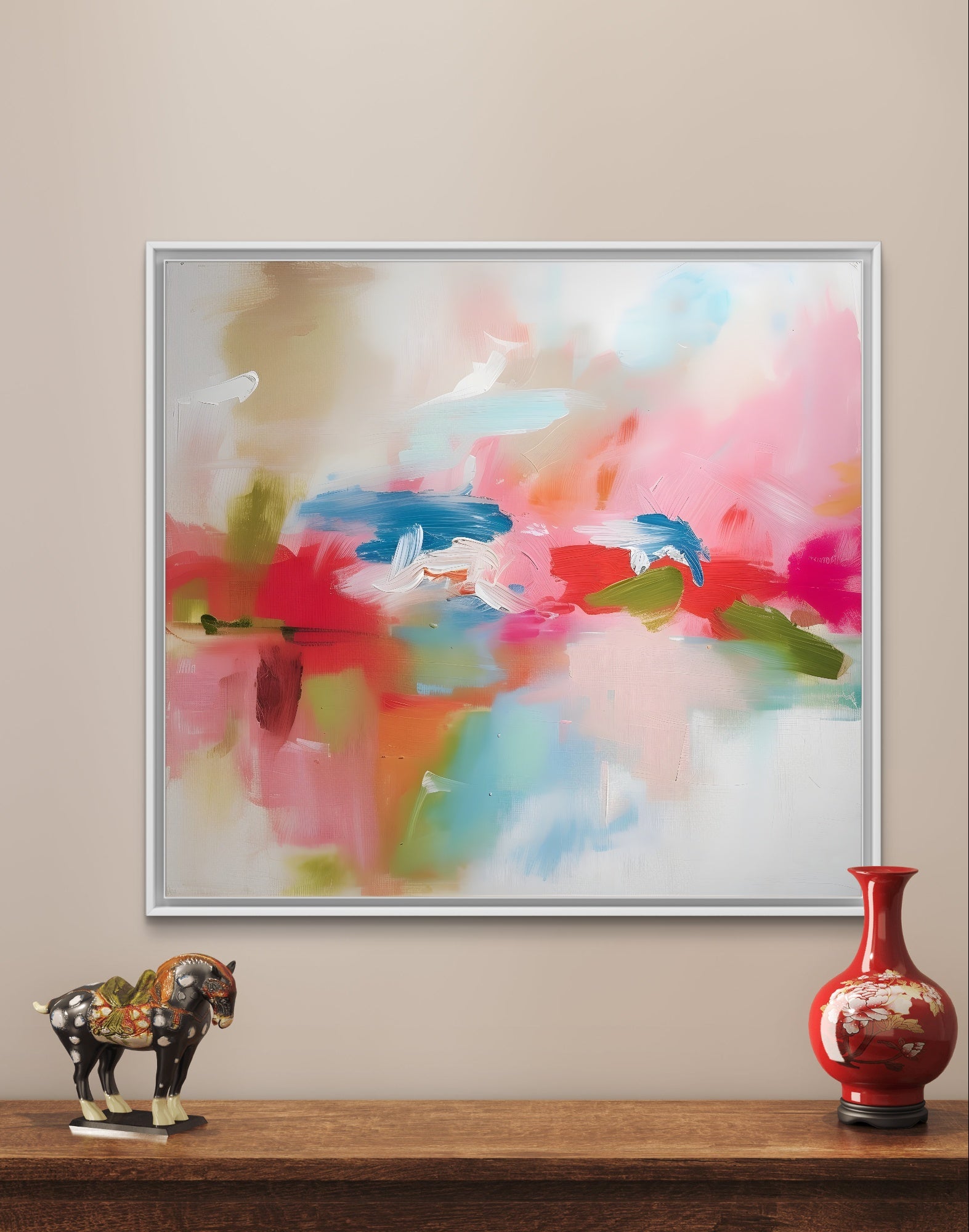 Petals In the Wind Abstract Art