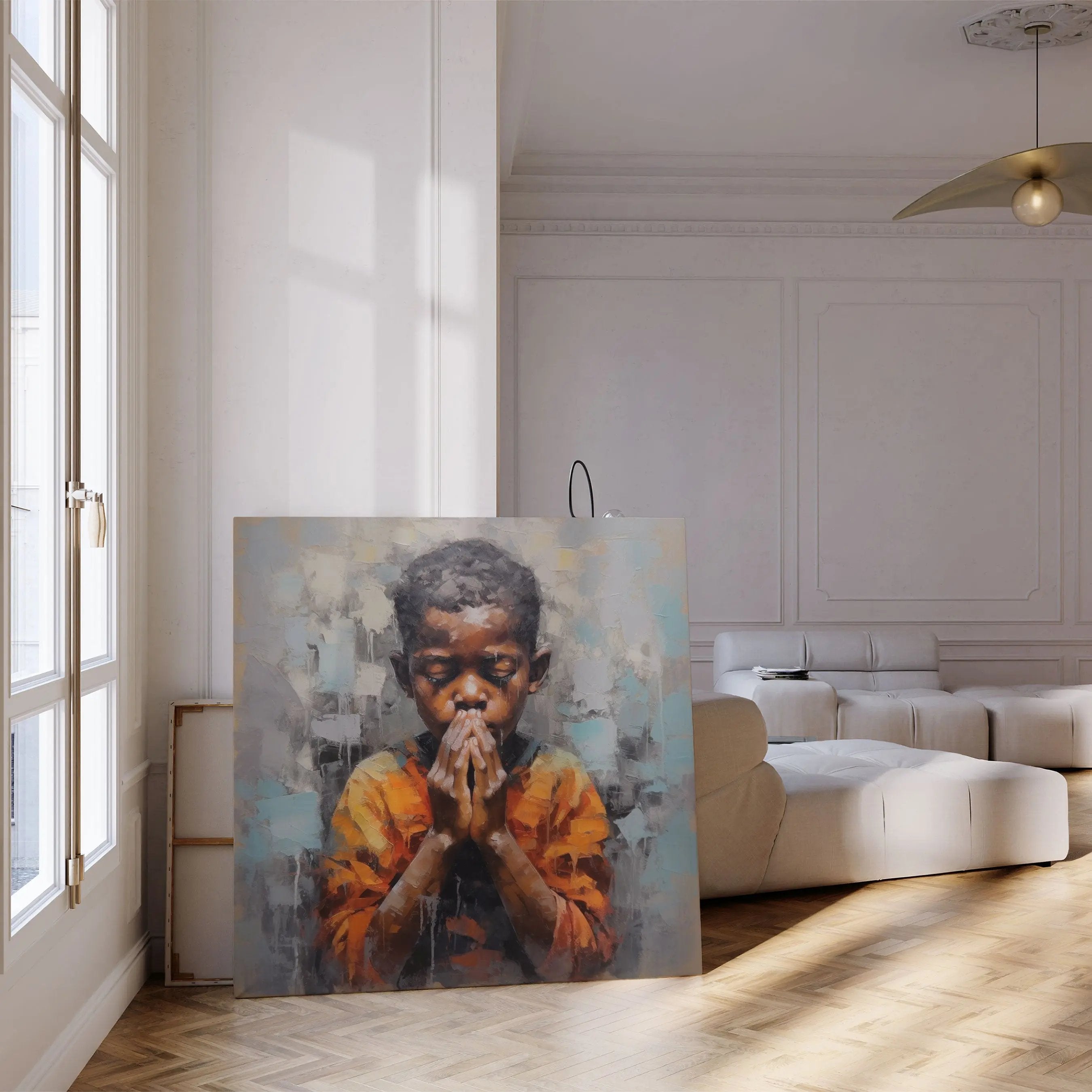 A child's Prayer - Original painting Tony Illustrations