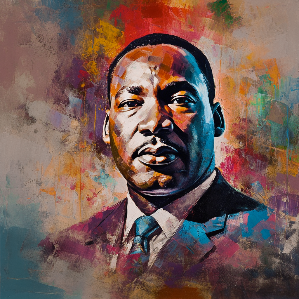 Martin Luther King Original painting.