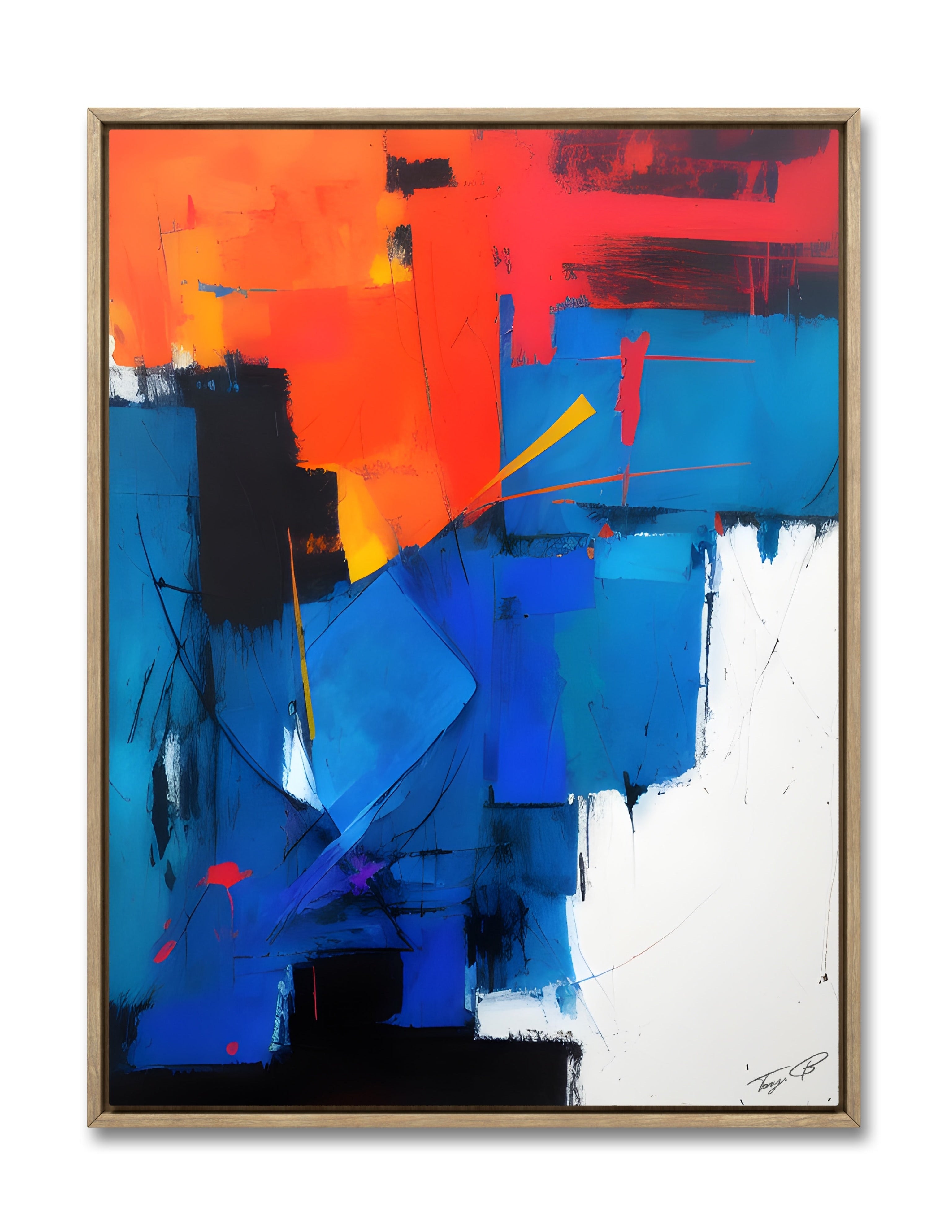 A Painter's Error Abstract Art V1