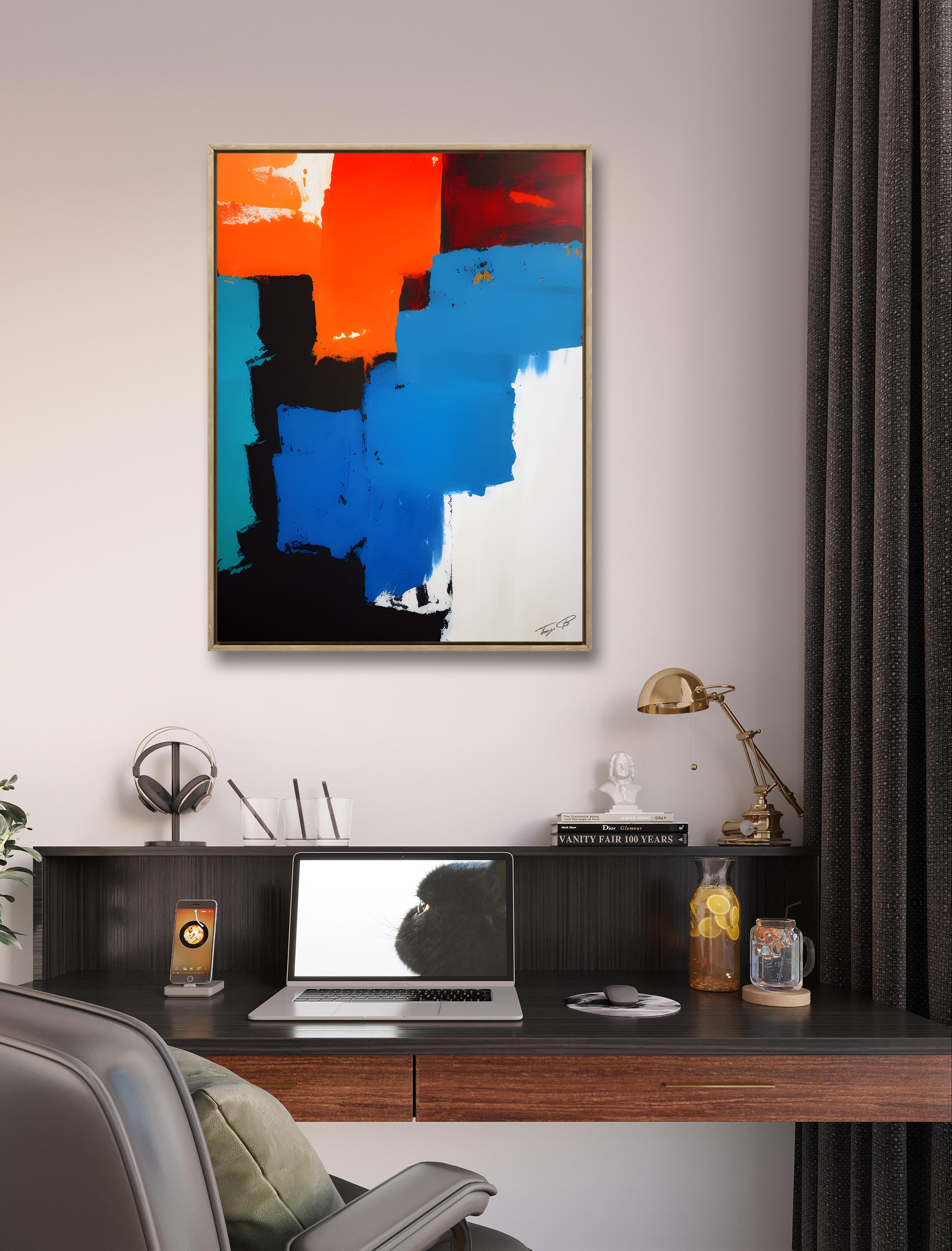 A Painter's Error Abstract Art V2