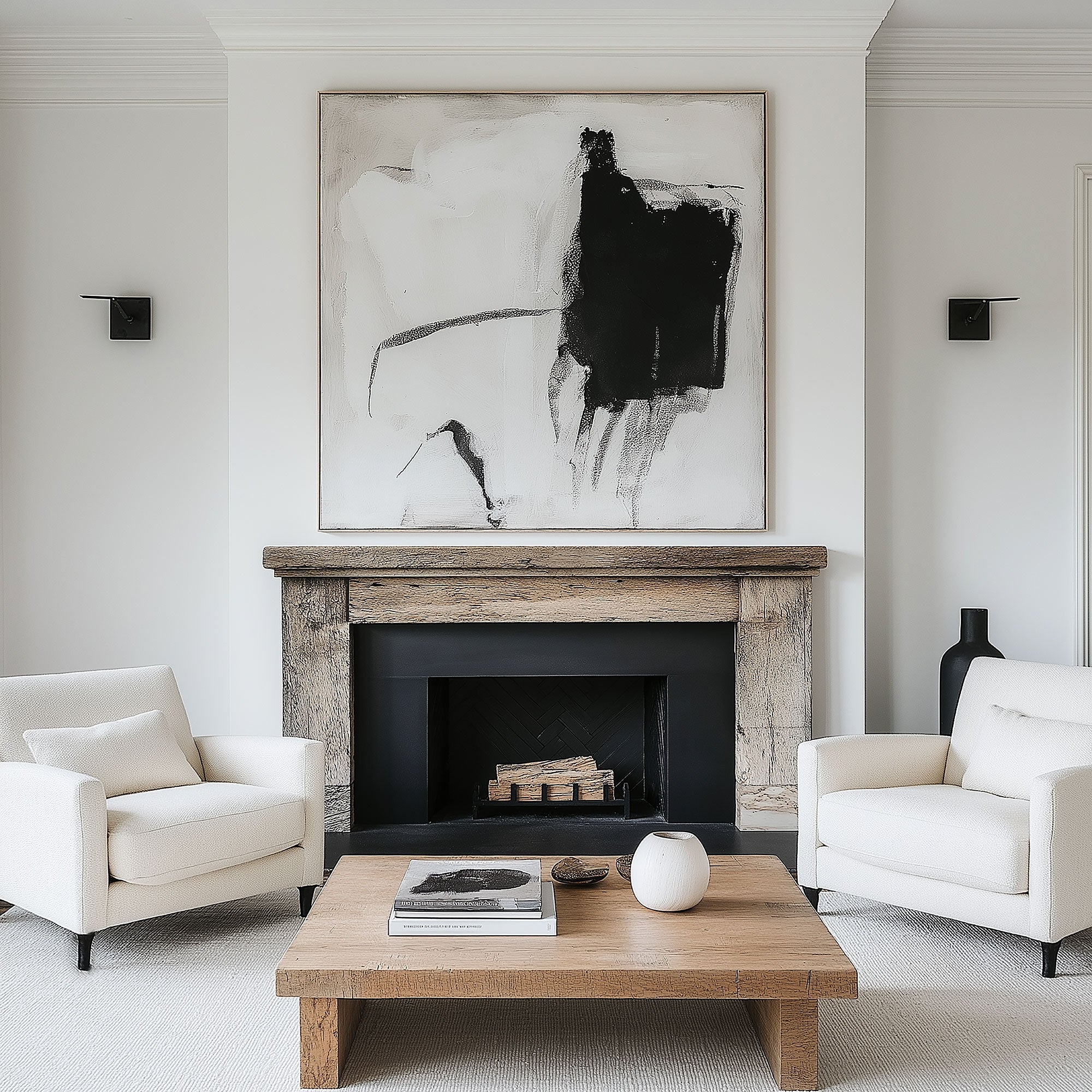 Fragmented Silence Abstract Art Tony Illustrations