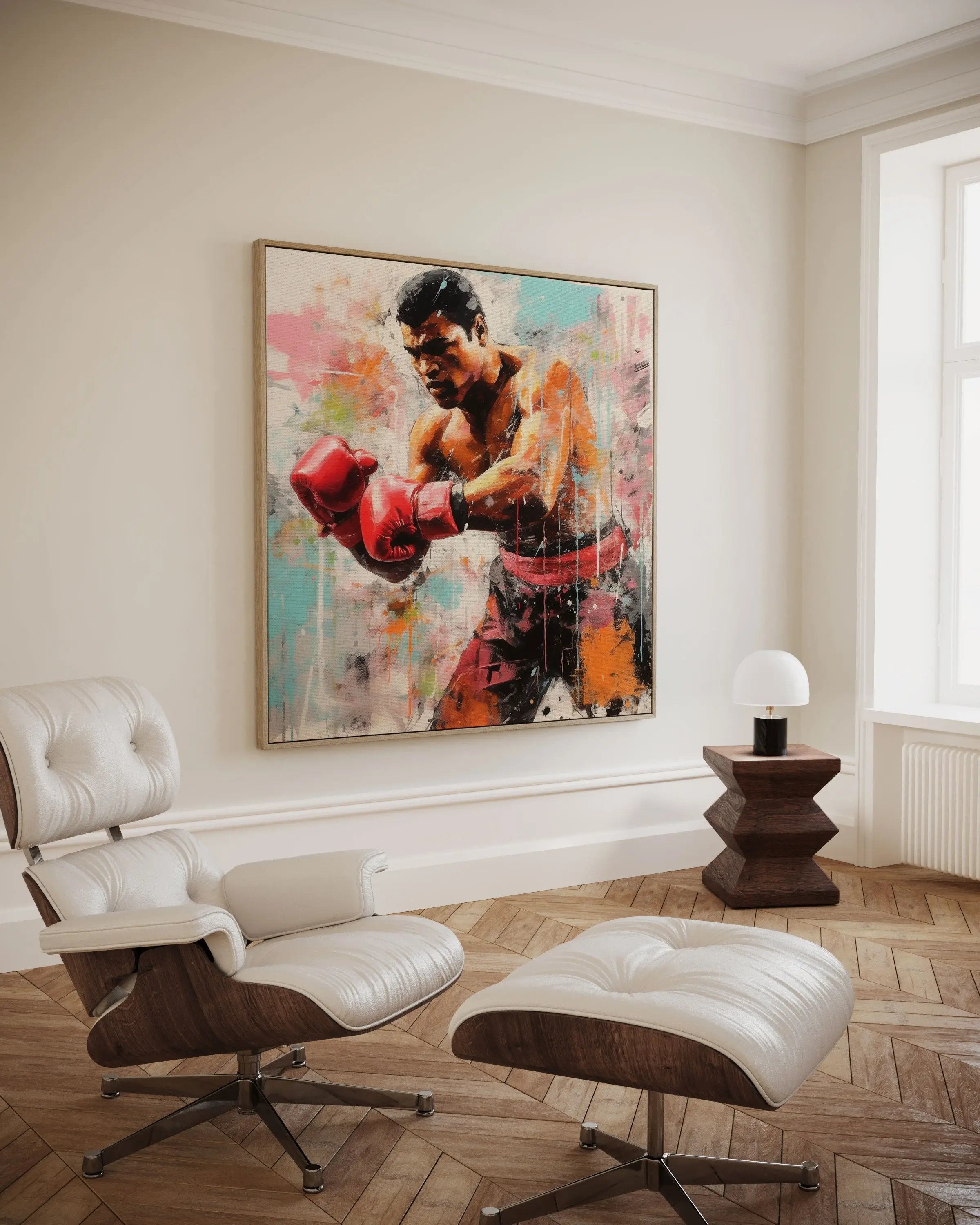 Muhammad Ali Original painting. Tony Illustrations