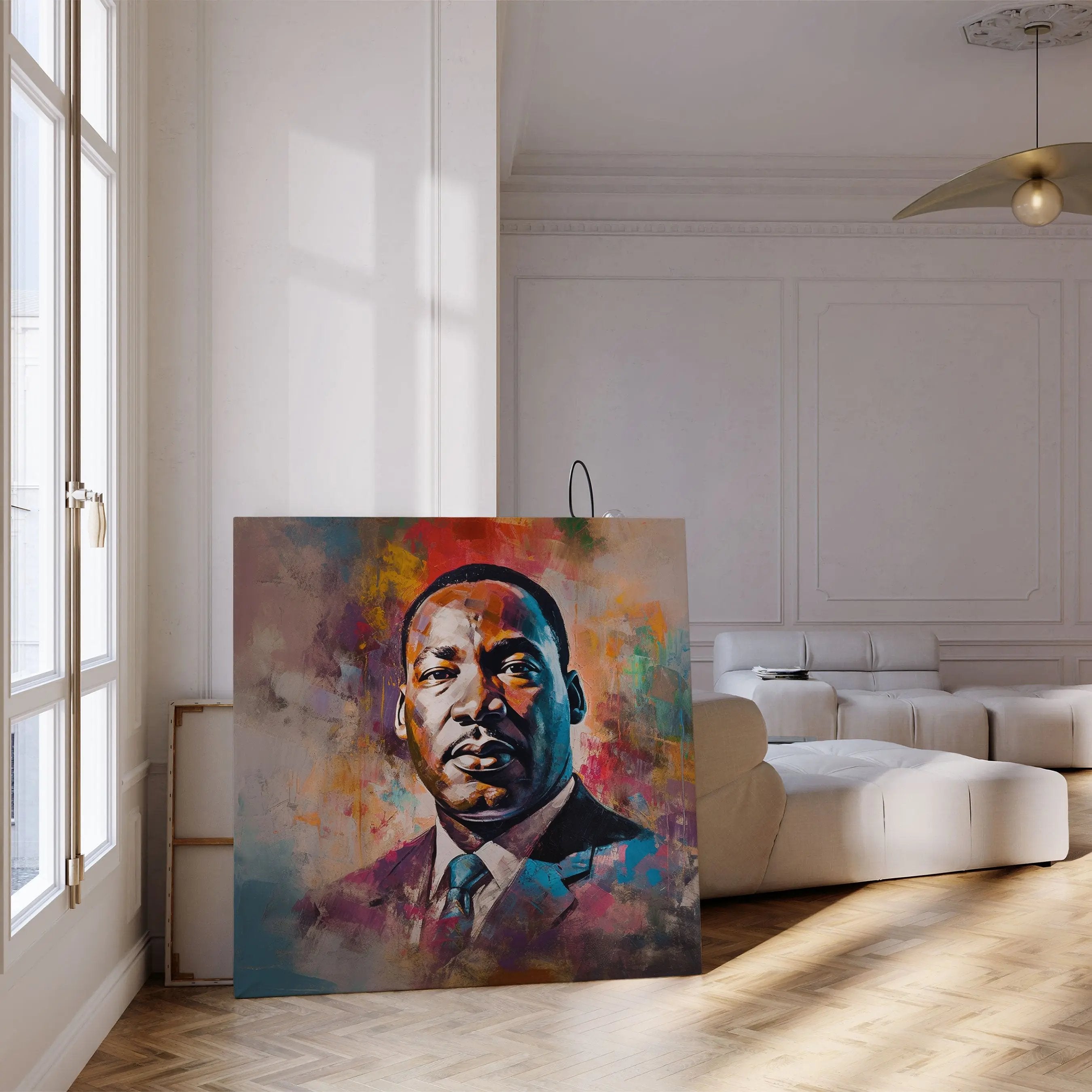 Martin Luther King Original painting. Tony Illustrations