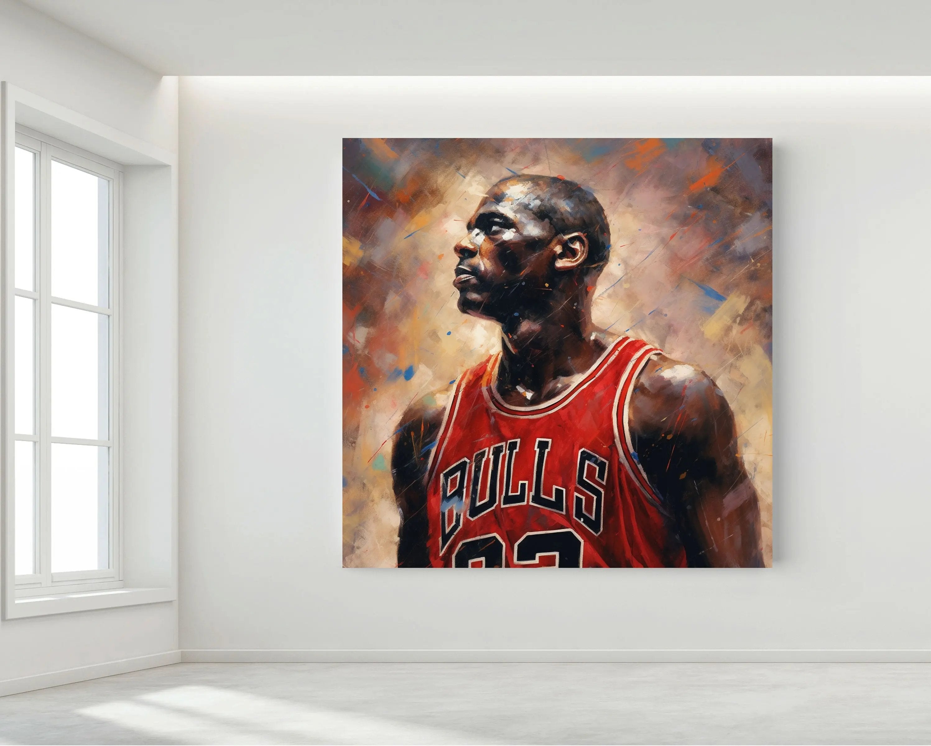 Michael Jordan - Legendary Original painting Tony Illustrations
