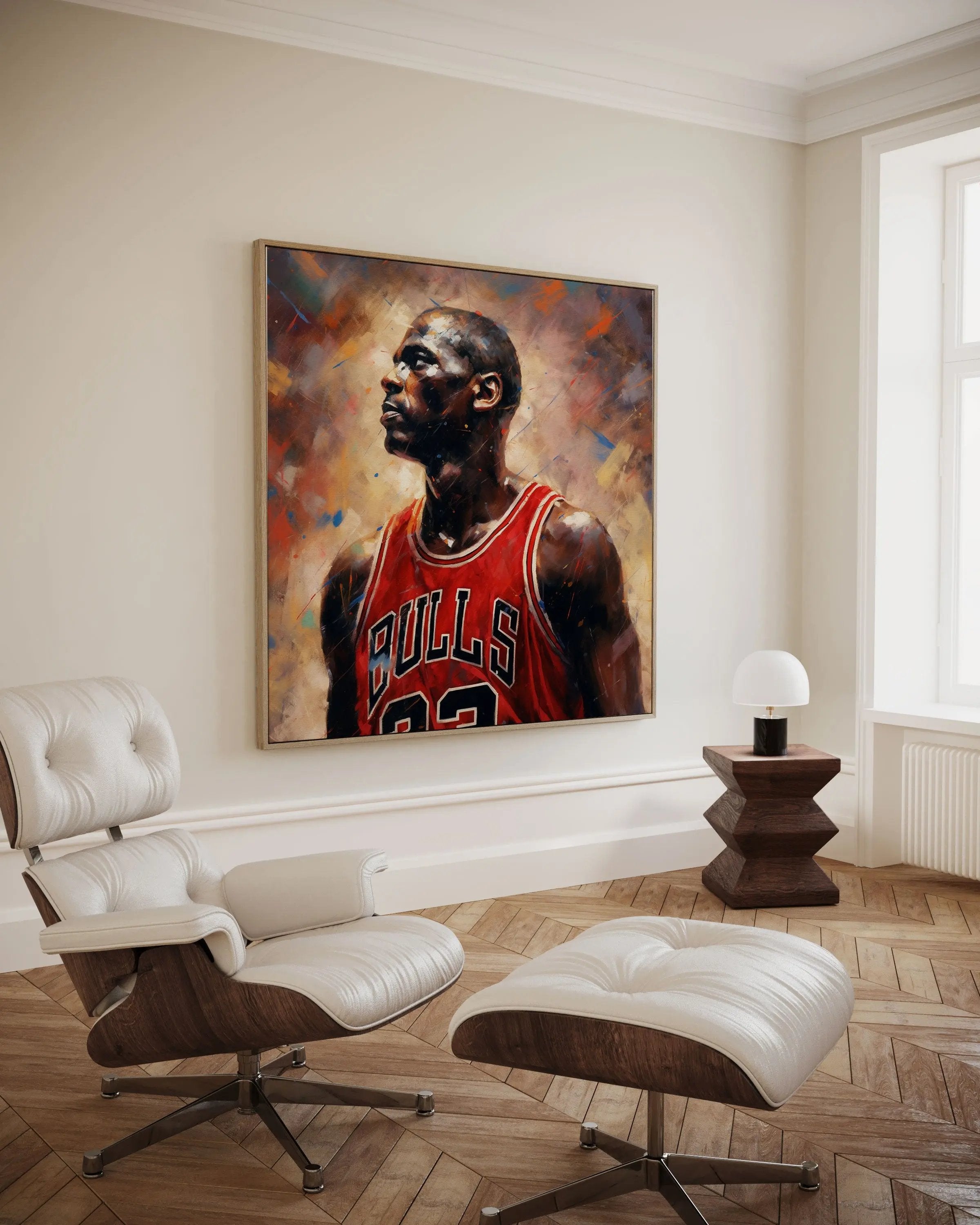 Michael Jordan - Legendary Original painting Tony Illustrations