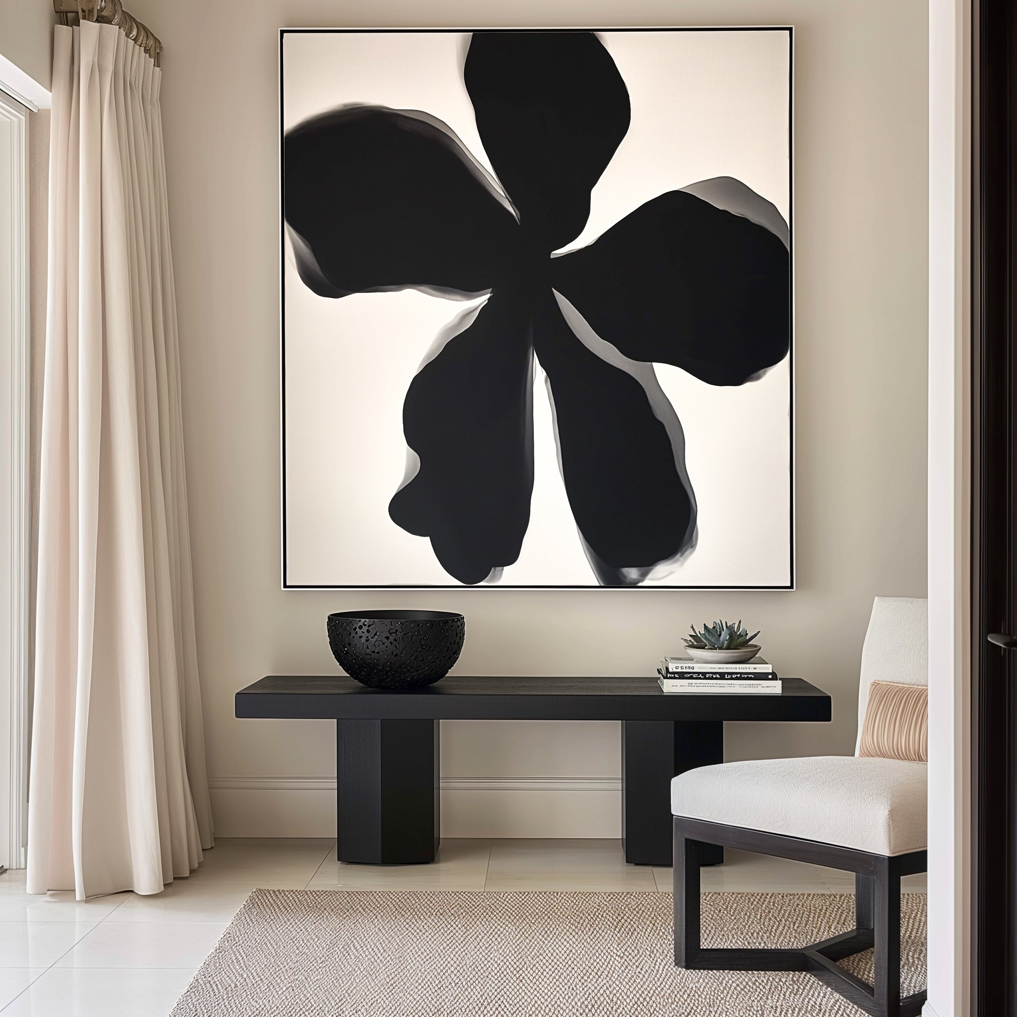 Monochrome Bloom Tony Illustrations