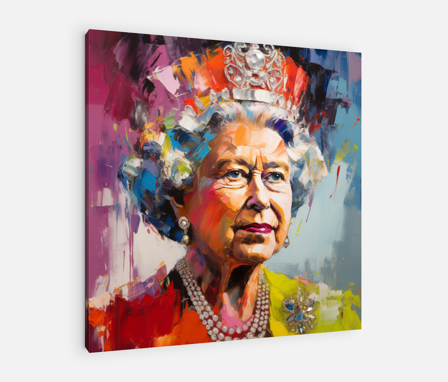 Queen Elizabeth - Regal Grace Original painting