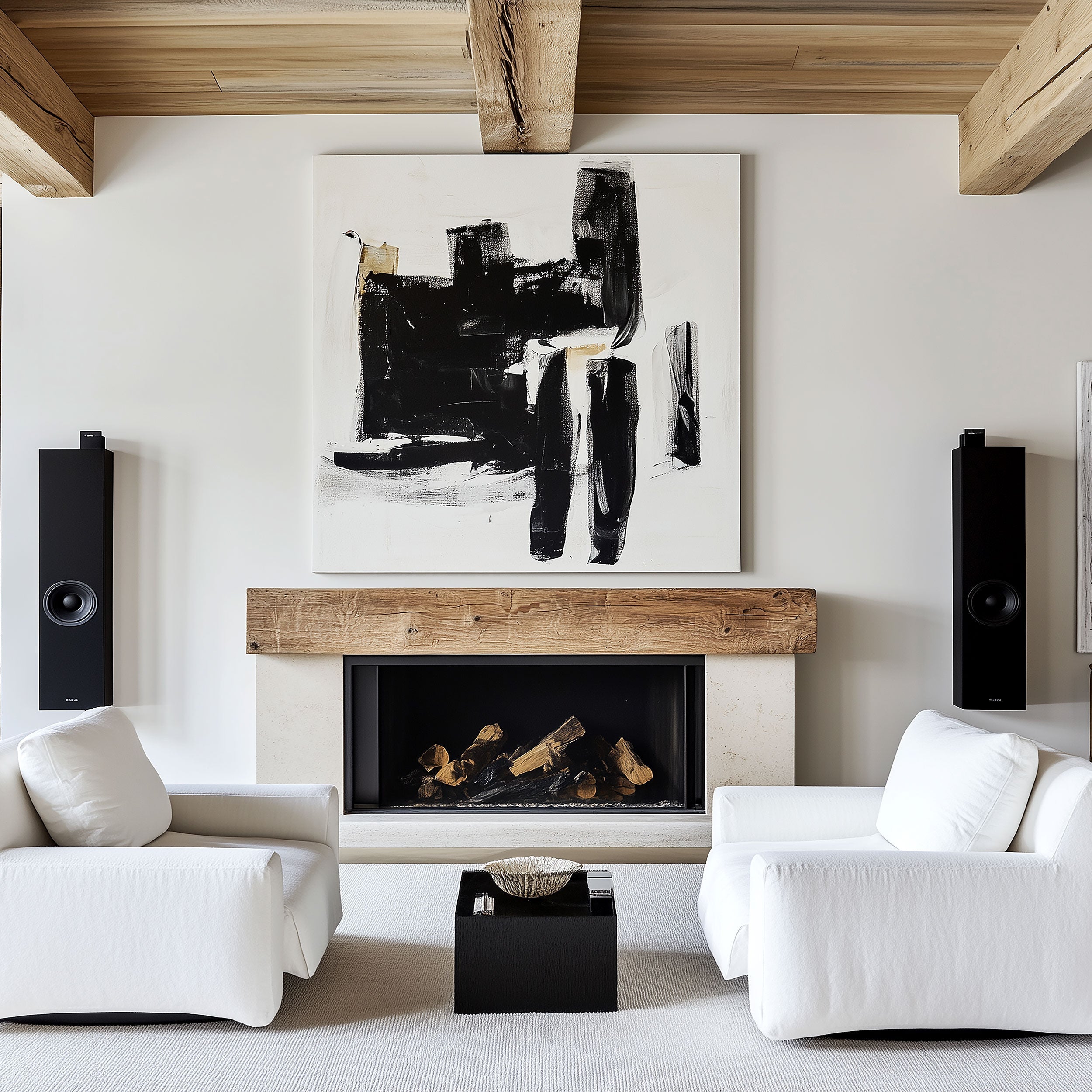 Shattered Forms abstract painting Tony Illustrations