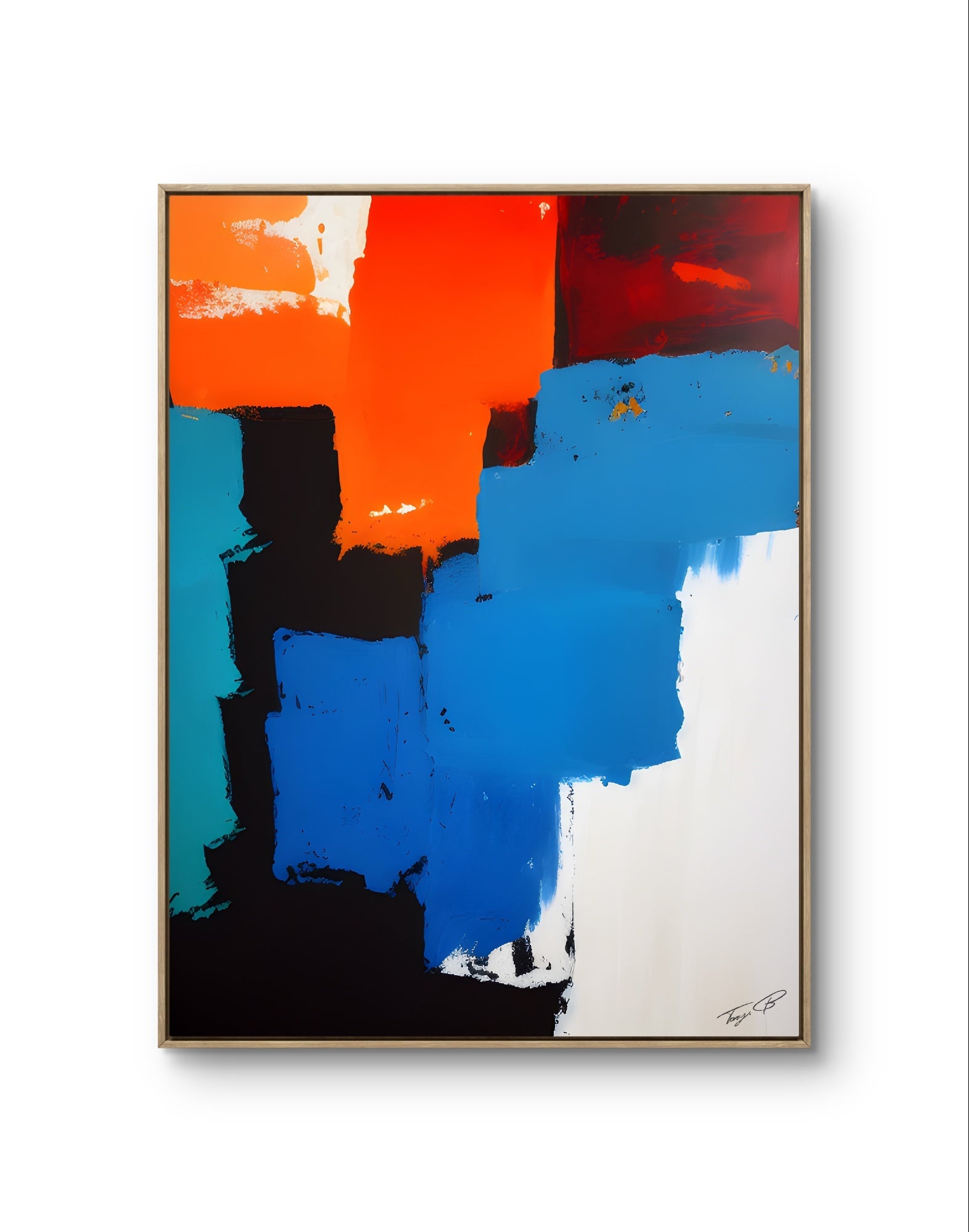 Color Rush Canvas Print Tony Illustrations