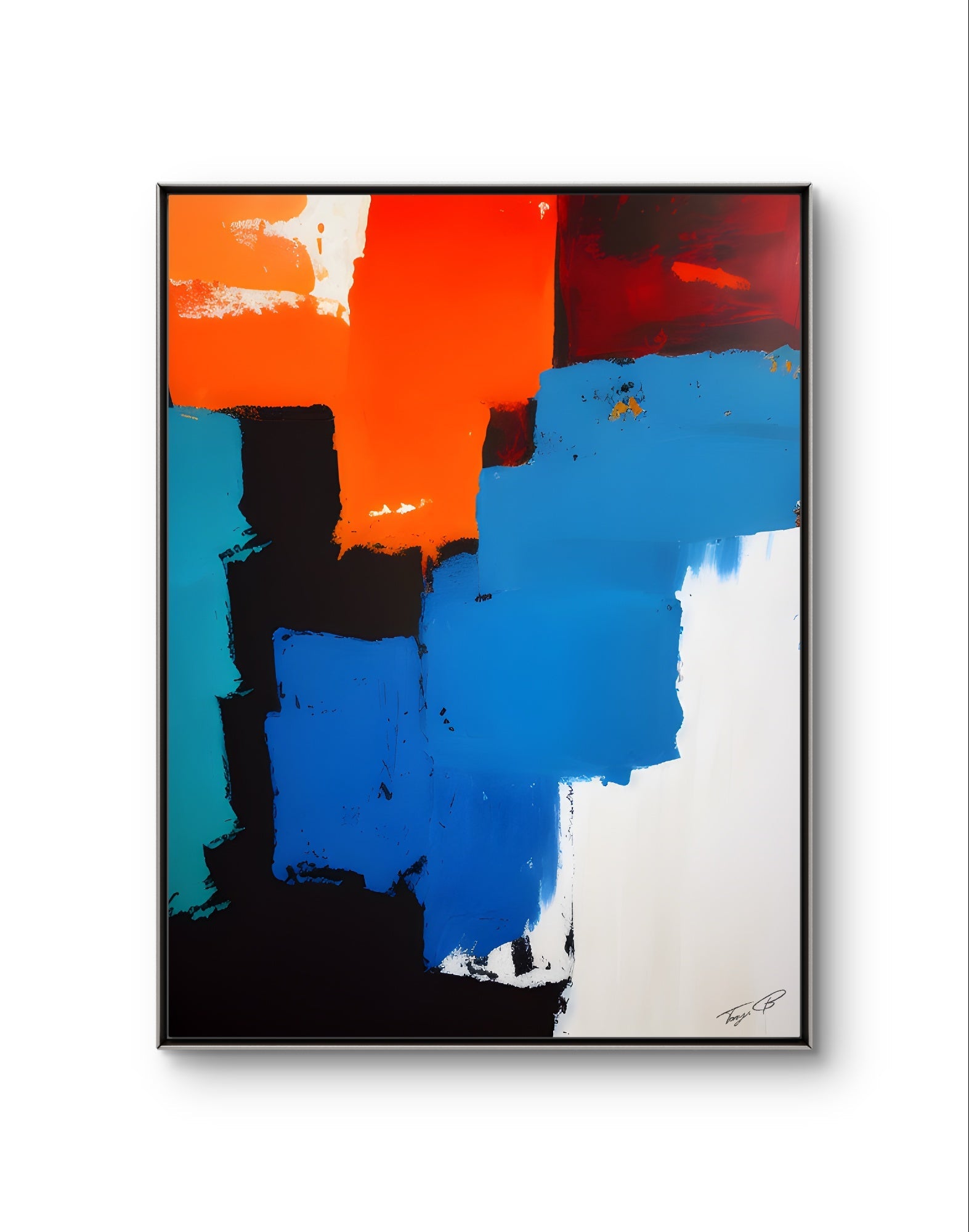 Color Rush Canvas Print Tony Illustrations