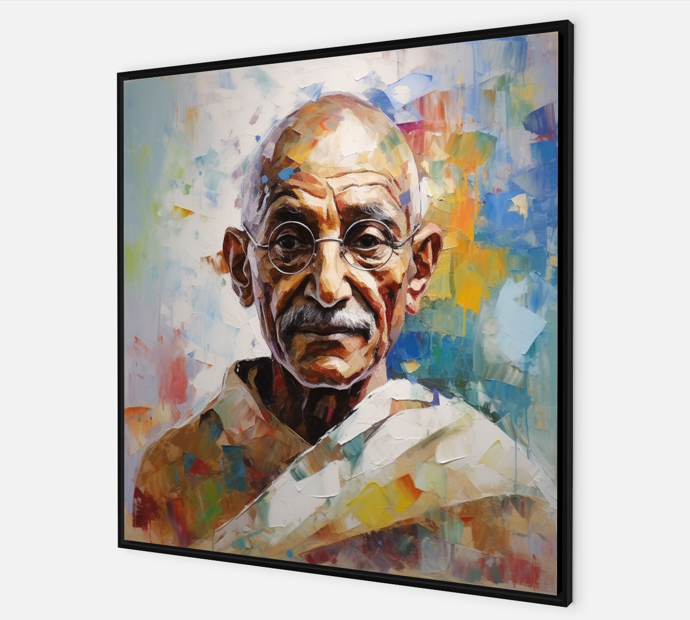 Mahatma Gandhi - Serenity of Soul  Original painting