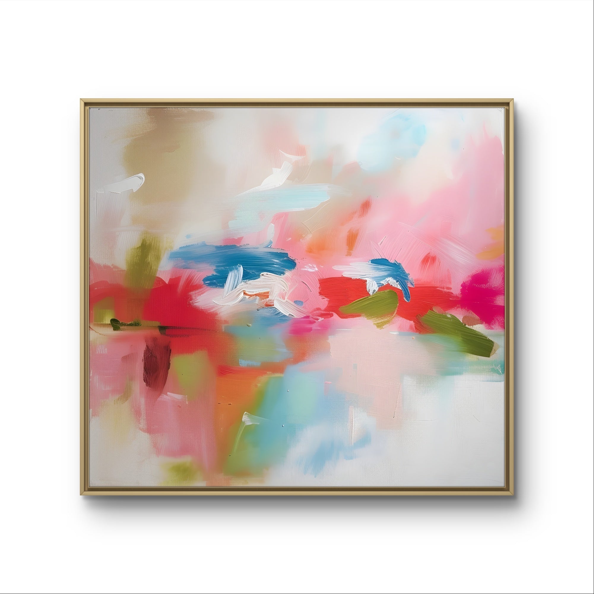 Petals In the Wind Abstract Art