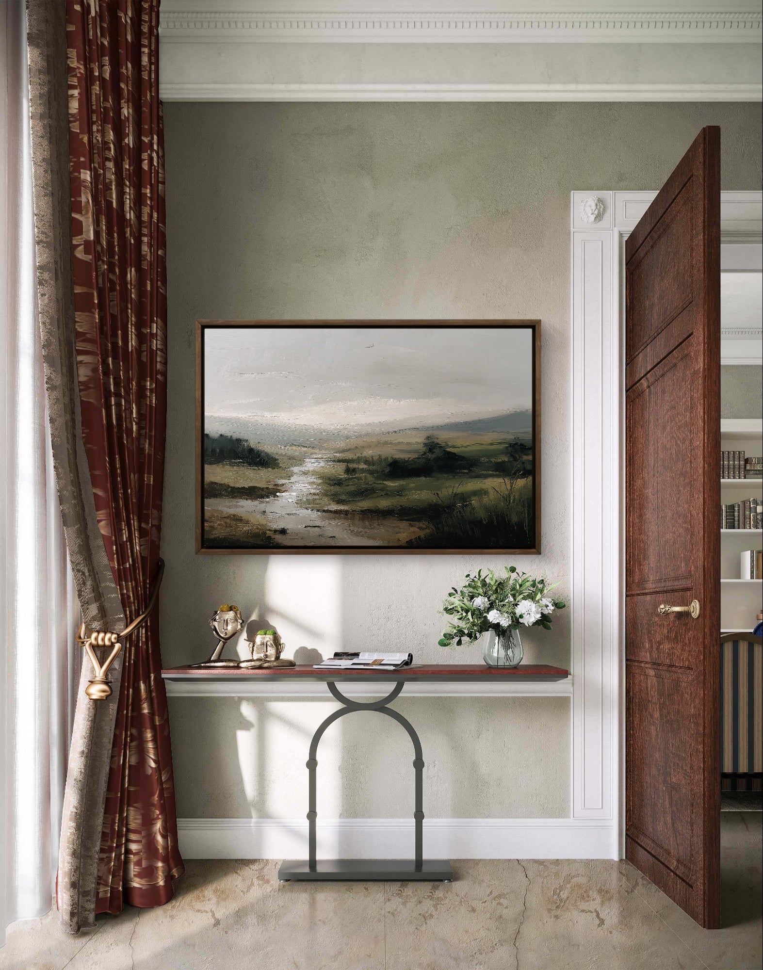 The Quiet Meadow Painting - Landscape Art