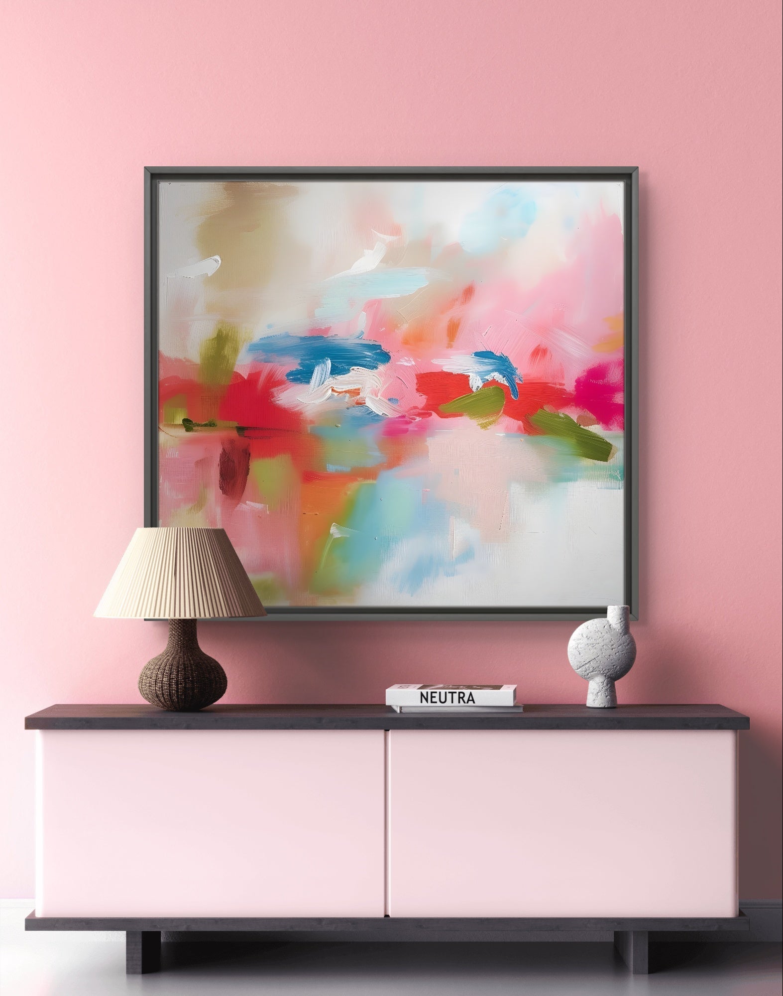 Petals In the Wind Abstract Art