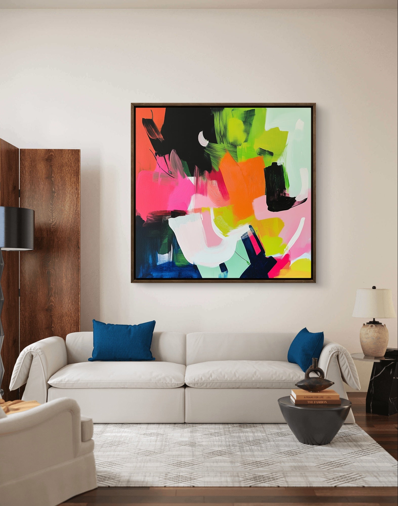 Joyful Bloom Abstract Art