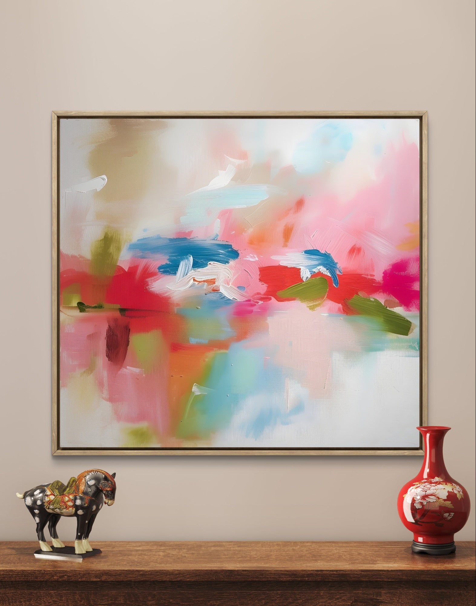 Petals In the Wind Abstract Art