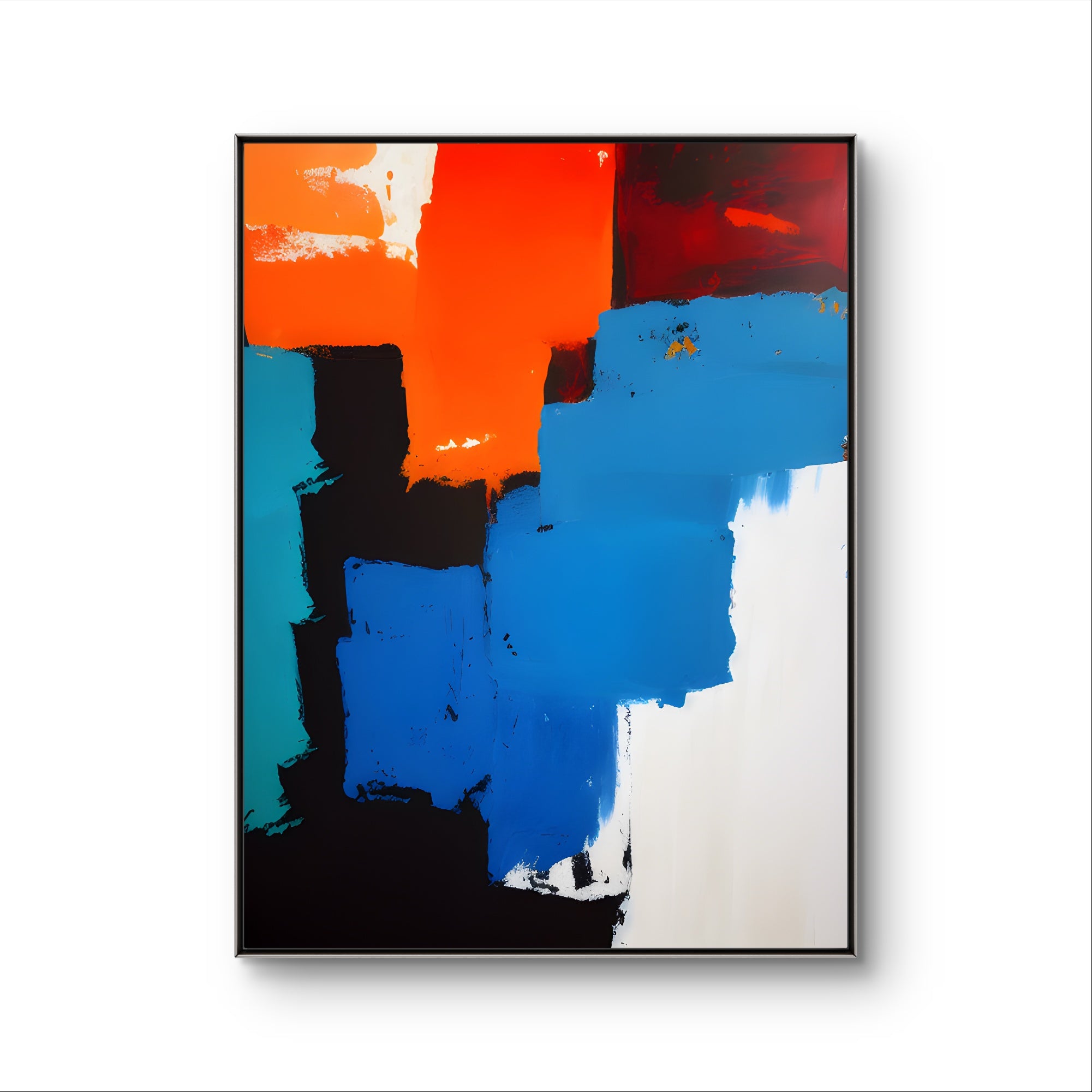 A Painter's Error Abstract Art V2 Canvas Print