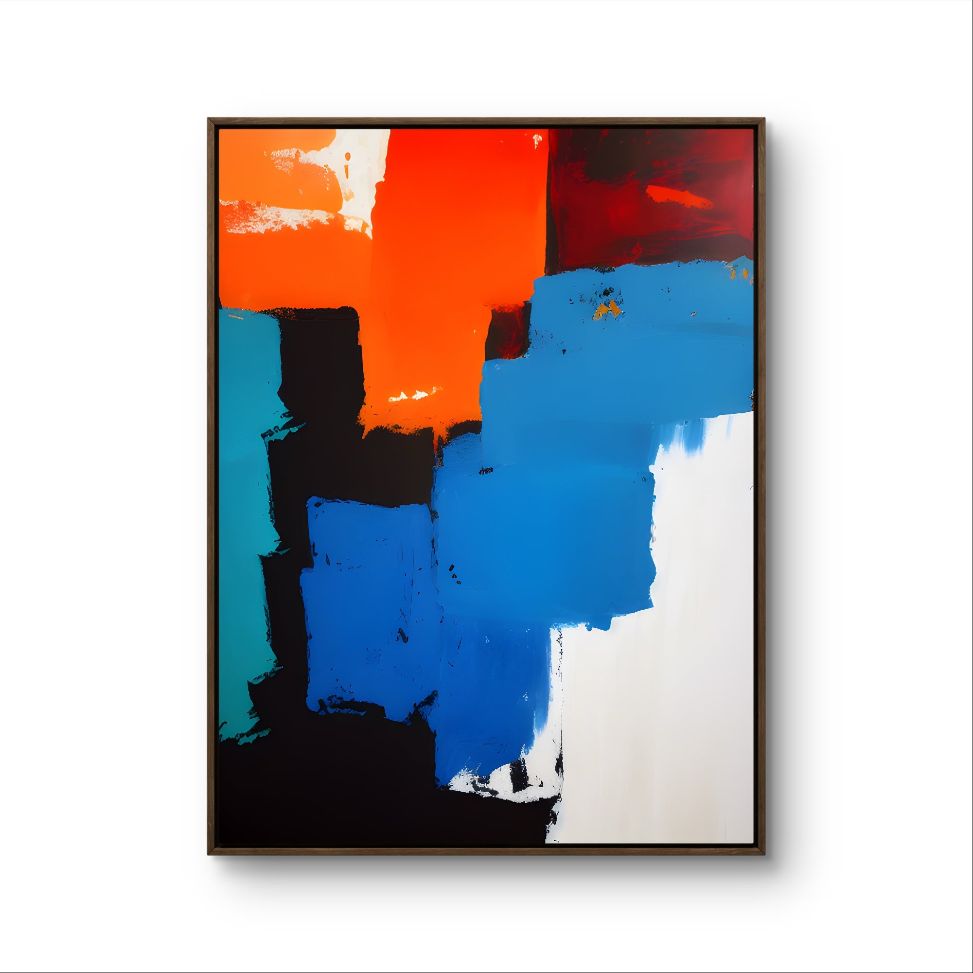 A Painter's Error Abstract Art V2 Canvas Print